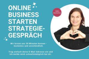 Online Business starten Strategiegespräch